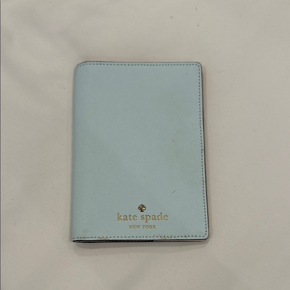 Elegant Light Blue Passport Holder